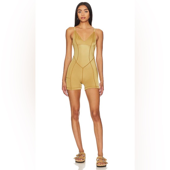 HAH X Free People Raise the Barre Onesie in Shroom Size XS - Picture 2 of 6